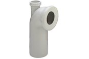 Toaletter, toalettseter, bidéer og reservedeler - Viega Toilet bend 90° with 50 mm stud plastic/white - 109462