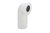 Toaletter, toalettseter, bidéer og reservedeler - Viega Toilet bend 90° plastic/white - 100551