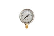 Måleinstrumenter - Erik Færgemann Pressure gauge 1/4xø63 0-250 bar lm w/glycerine - 0001020