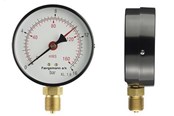 Måleinstrumenter - Erik Færgemann Hydro/thermo gauge 1/2xø80 0-10mvs/20-120°c - 481073-014