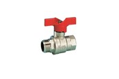 Beslag - Pettinaroli F x m "new compact" fullway ball valve red butterfly hand - 52CE/1-004