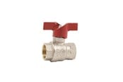 Beslag - Pettinaroli F x f "new compact" fullway ball valve red butterfly hand - 52CE-004