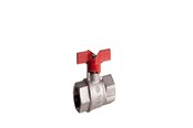 Beslag - Pettinaroli F x f heavyduty fullway ball valve red butterfly handle te - 52EUR-006