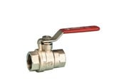 Beslag - Pettinaroli F x f "new compact" fullway ball valve red steel lever 2 - 51CE-012