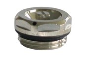 Radiatorer og ventiler - Pettinaroli Air screw with o-ring edge 1/2" chrome - DE-016