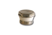 Radiatorer og ventiler - Pettinaroli End plug 6 edge with profit ring 1/2" chrome - DE-069