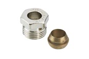 Radiatorer og ventiler - Danfoss Compression fitting 1/2" x 12 mm copper/steel - 013G4112