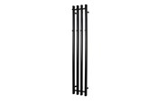 Håndkleradiatorer og tilbehør - Kriss vega heated towel rail 1420x257 black - VG1424S