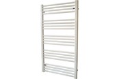 Håndkleradiatorer og tilbehør - Kriss space heated towel rail 1090x600 white - S10960H