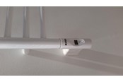 Håndkleradiatorer og tilbehør - Kriss Nuvo 2 600watt cylindrical profile white - NT600RH