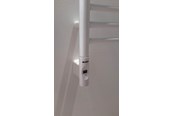 Håndkleradiatorer og tilbehør - Kriss Nuvo 2 300watt cylindrical profile white - NT300RH