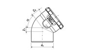 Dreneringsprodukter - Nicoll Bend 75 30° dblue - VKL-075-000-30D