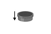 Dreneringsprodukter - Girpi 52mm x 50mm sealing ring fria - ht-pp - SJT52