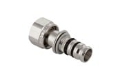 Alu pex-systemer - Geberit mepla connector with union nut: d=16mm g=1/2 - 611.582.22.5