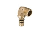 Alu pex-systemer - Geberit mepla bend adapter 90° with male thread: d=20mm r=1 - 602.252.00.5