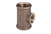 Gjengede beslag - Viega Tee 3/4" x 1/2" x 3/4" gunmetal - 264468