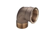 Gjengede beslag - Viega Bend 90° socket/nipple 1 1/4" gunmetal - 264109