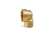 Gjengede beslag - Isiflo Elbow brass 90° female/female 1 - 5010019