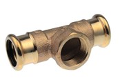 Trykkrør & Beslag - Vsh Fabrieken Xpress copper threaded t-piece fff 18xrp1/2x18 - 38586