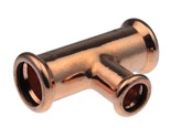 Trykkrør & Beslag - Vsh Fabrieken Xpress copper reduced t-piece fff 22x15x22 - 4801821