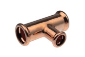 Trykkrør & Beslag - Vsh Fabrieken Xpress copper reduced t-piece fff 18x15x15 - 38453