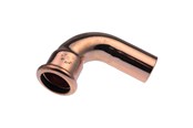 Trykkrør & Beslag - Vsh Fabrieken Xpress copper elbow 90 deg. fø 28 - 4800466