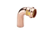 Trykkrør & Beslag - Viega Profipress G bend 90° 35 Copper/bright 345570 - 345570