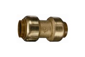 Kobberrør og beslag - Broen Straight coupling. push-fit x push-fit 15 mm - 45114