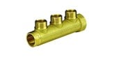 PEX-systemer - Pettinaroli Brass manifold 3/4x1/2 for water- and heatingsystems 3 outlets - BI-203