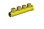 PEX-systemer - Pettinaroli Brass manifold 3/4x1/2 for water- and heatingsystems 4 outlets - BI-204