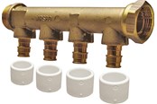 PEX-systemer - Uponor q&e manifold male thread swivel nkb dr 3/4mt/sn 3x15 c/c35mm - 1026027