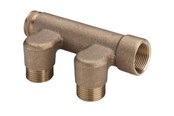 PEX-systemer - Viega Distributor pipe 3/4" - 3 gunmetal - 106027