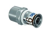 Alu pex-systemer - Uponor s-press plus adapter male thread 16 mm x 12 - 1070502