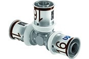 Alu pex-systemer - Uponor s-press plus pres tee 25 mm - 1070562