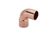 Kobberrør og beslag - Viega Angle 90° nipple/sleeve 15 mm copper - 100414