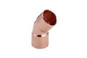 Kobberrør og beslag - Viega Bend 45° m/m 22 mm copper - 100704