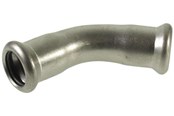 Trykkrør & Beslag - Vsh Fabrieken Xpress stainless elbow 45o ff 108 - 6230081