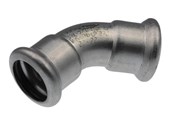 Trykkrør & Beslag - Vsh Fabrieken Xpr stainless elbow e 45 deg. ff 54 - 6190107