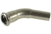 Trykkrør & Beslag - Vsh Fabrieken Xpr stainless elbow 45 deg. øf 76.1 - 6230092