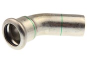 Trykkrør & Beslag - Vsh Fabrieken Xpr stainless elbow 45 deg. øf 42 - 6190162