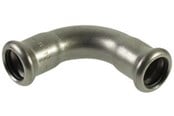 Trykkrør & Beslag - Vsh Fabrieken Xpr stainless elbow 90 deg. ff 76.1 - 6230004