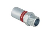 Trykkrør & Beslag - Geberit Adapter mt w/ plend cst d22-r1/2 zn-pl - 21935