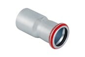 Trykkrør & Beslag - Geberit Reducer w/ plend cst d42-28 zn-pl - 22317