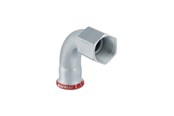 Trykkrør & Beslag - Geberit Bendad ft cst 90g d22-rp3/4 zn-pl - 20557