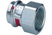 Trykkrør & Beslag - Viega Prestabo transition 18 x 3/4" socket/socket galvanized steel - 559106