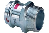 Trykkrør & Beslag - Viega Prestabo transition 22 x 3/4" sleeve/nipple galvanized steel - 559038