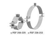 Røroppheng og koblinger - Flamco rsf clip g1/2-m10 x 106-114 - 54216