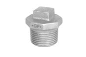 Gjengede beslag - Georg-Fischer Plug beaded galvanized 1/8 - 770290201