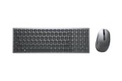 Tastatur - Dell Multi-Device Wireless - Tastatur & Mussett - Nordisk - Grå - KM7120W-GY-PNN