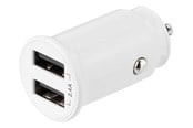 Mobil - Adaptere og ladere - Deltaco USB car charger 2x USB-A 2.4 A total 12 - USB-CAR125